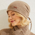 Drawstring Cashmere Beanie