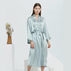 Classic Pure Silk Robe with Belt