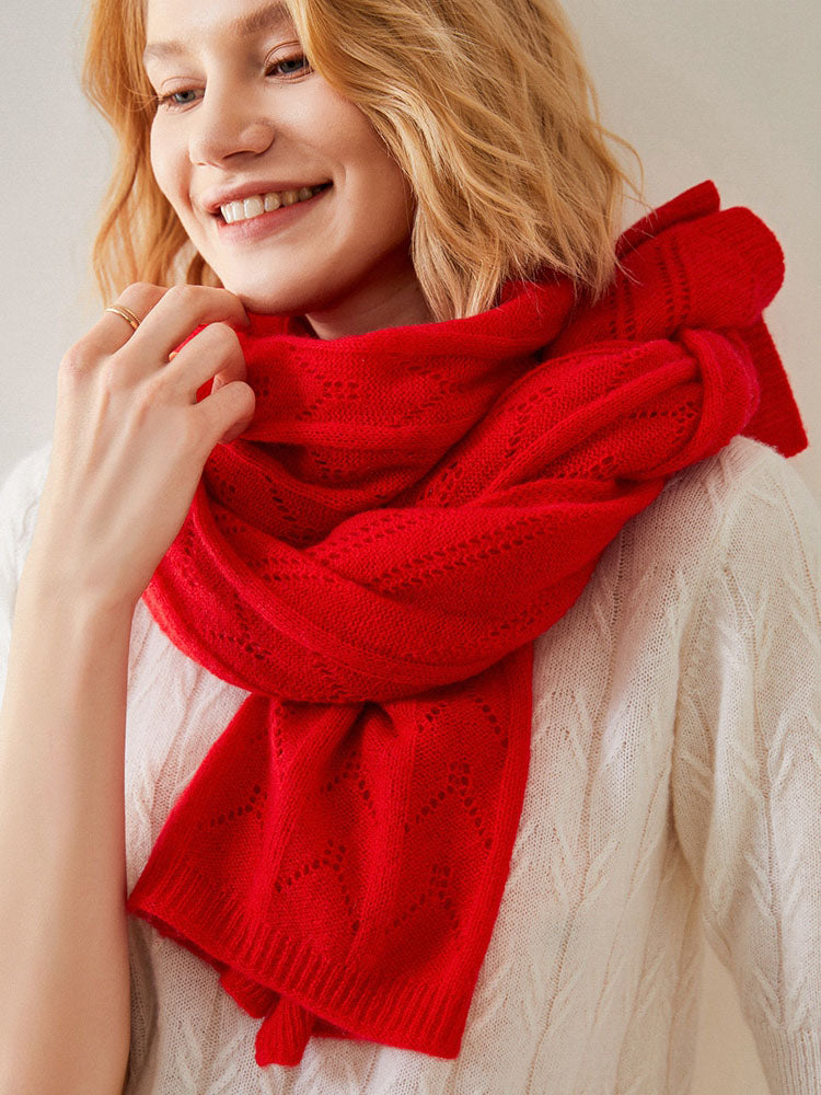 Lace knit Shawl Scarf