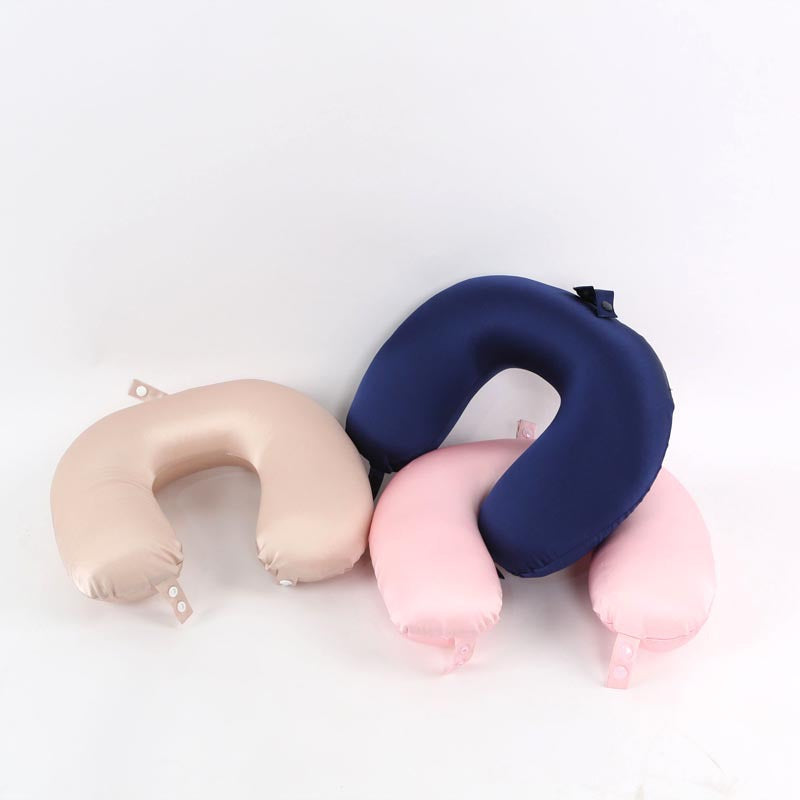 U-shaped Silk Travel Neck Pillow