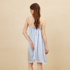 Feminine Lace Trimmed Silk Chemise Nightgown