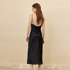 Elegant Bow Cutout Detail Spaghetti Strap Maxi Dress