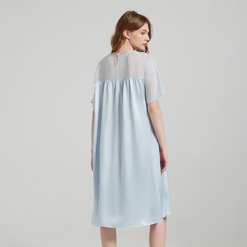 Knee Length Short Sleeved Nightgown