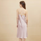 Contrast Color Patchwork Design Cami Nightdress