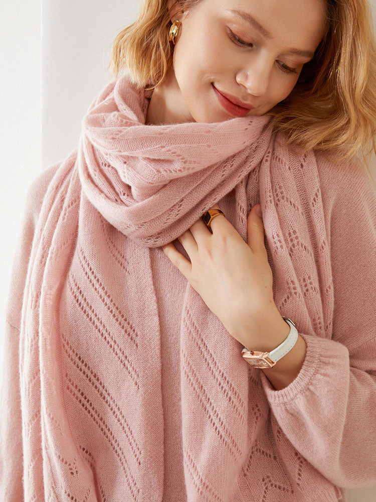 Lace knit Shawl Scarf