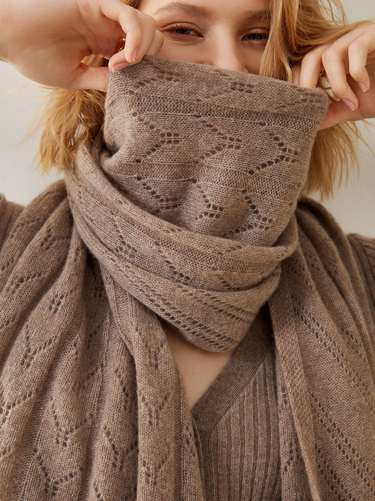 Lace knit Shawl Scarf