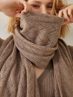 Lace knit Shawl Scarf