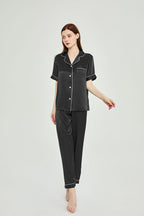 Silk Short Sleeve Pajama Set