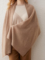 Classic Wool-Cashmere Blend Shawl Scarf