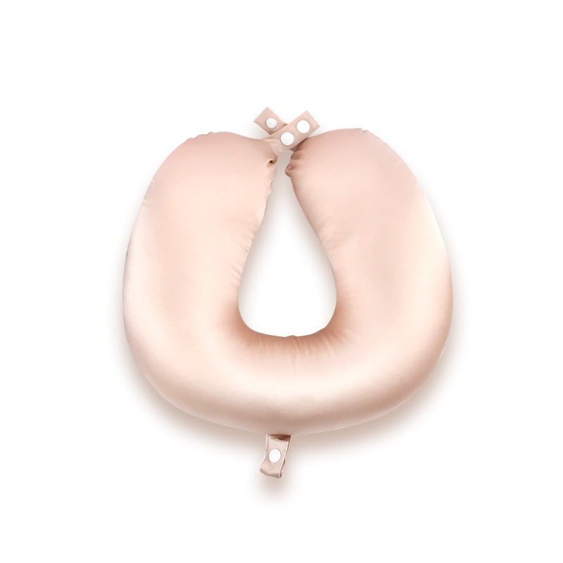 U-shaped Silk Travel Neck Pillow