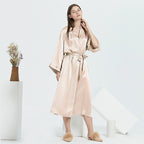 Classic Pure Silk Robe with Belt