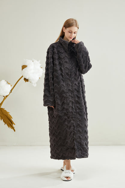 Wave Pattern Loose Robe