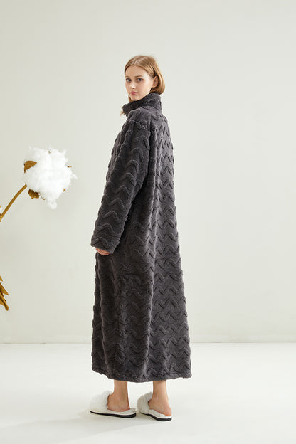 Wave Pattern Loose Robe