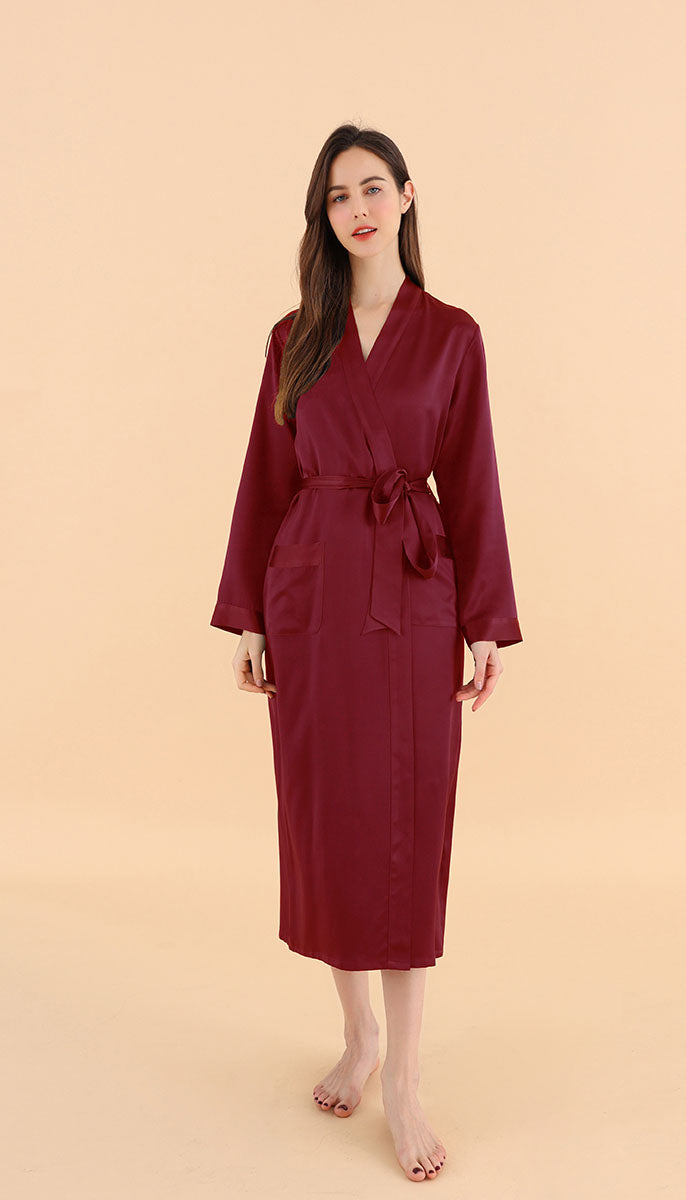 Silk Elegant Women's Long Robe