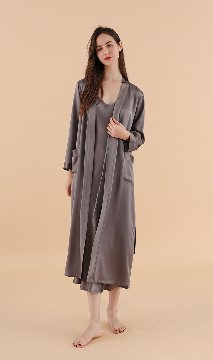 Silk Elegant Women's Long Robe