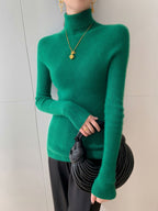 Classic Wool-Cashmere Blend Turtleneck Knitwear