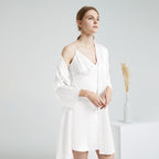 Casual Classic Cami Nightgown&Robe 2Pcs Set