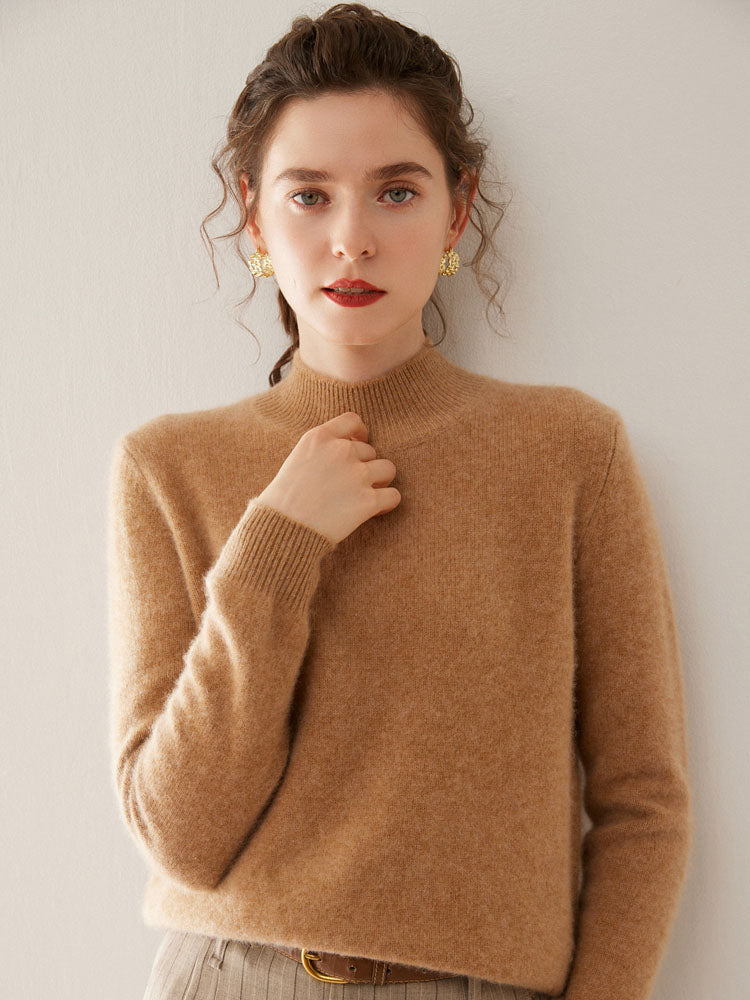 Minimalist Mock Neck sweater