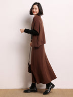 Cashmere Shawl-style Cardigan