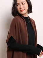 Cashmere Shawl-style Cardigan