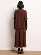 Cashmere Shawl-style Cardigan