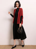 Cashmere Shawl-style Cardigan