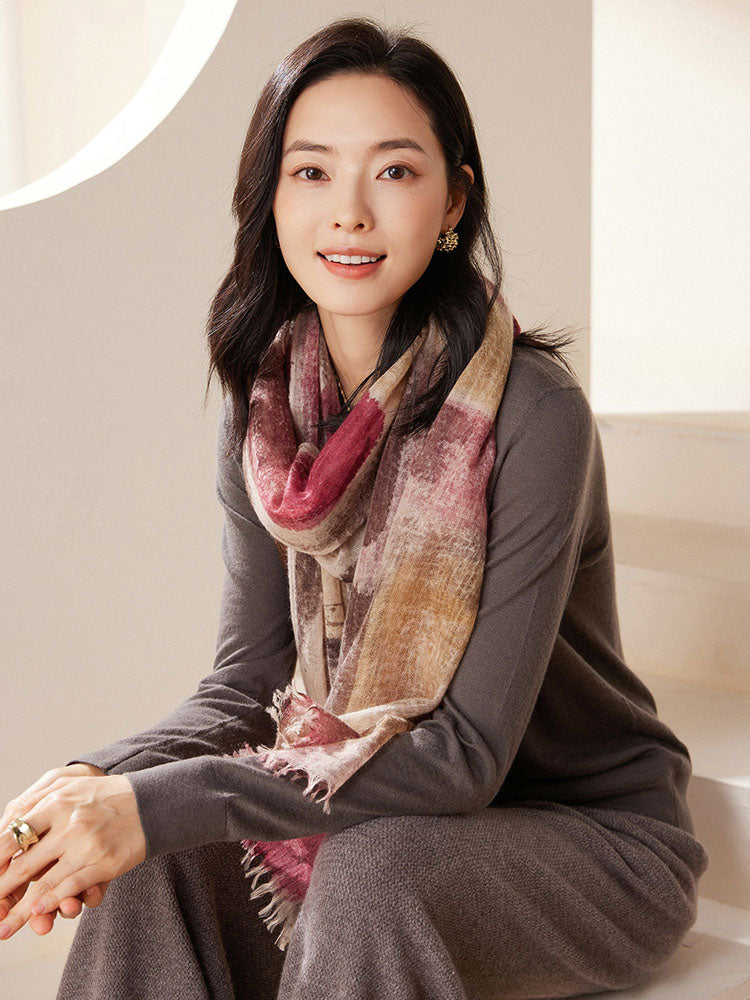 Cashmere Crew Neck Knit Top