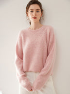 Oversized Crewneck Cashmere Sweater