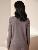 Cashmere Crew Neck Knit Top