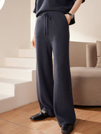 Cashmere  Wide-leg Trousers