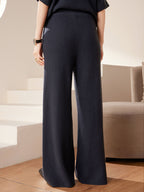 Cashmere  Wide-leg Trousers