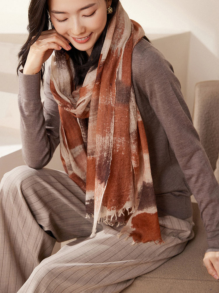 Cashmere Crew Neck Knit Top