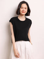Cashmere Short-sleeved Shirt