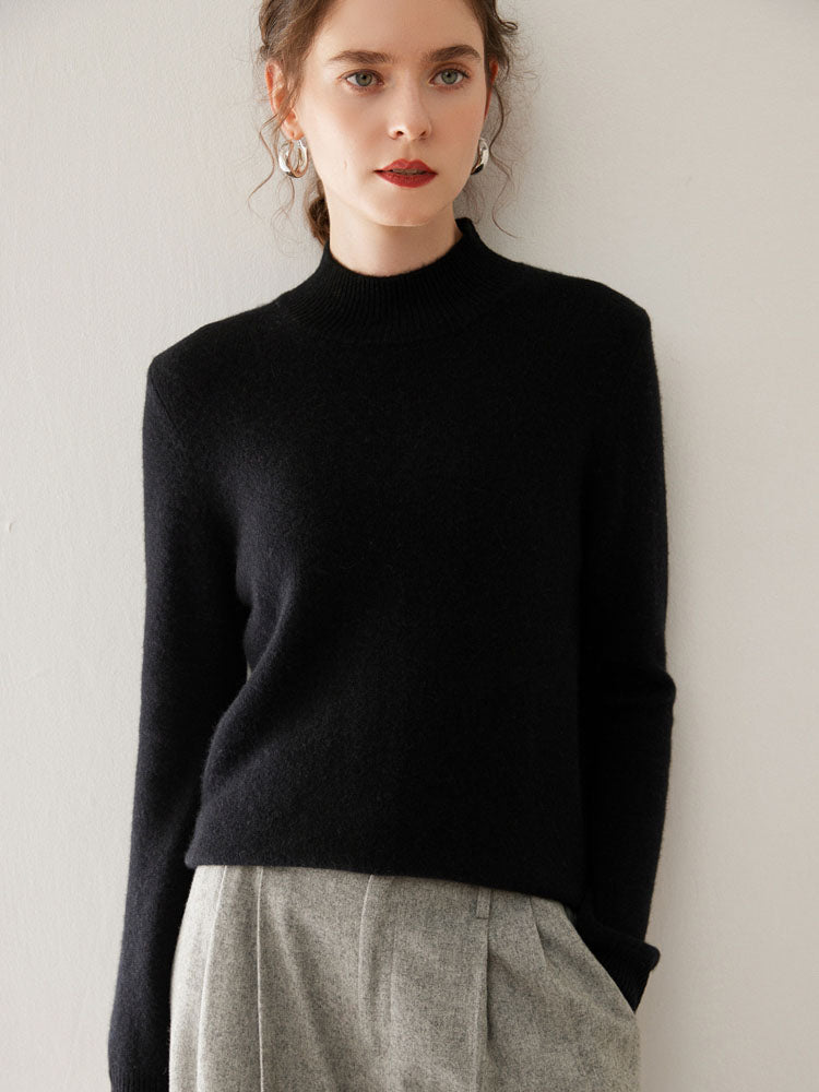 Minimalist Mock Neck sweater