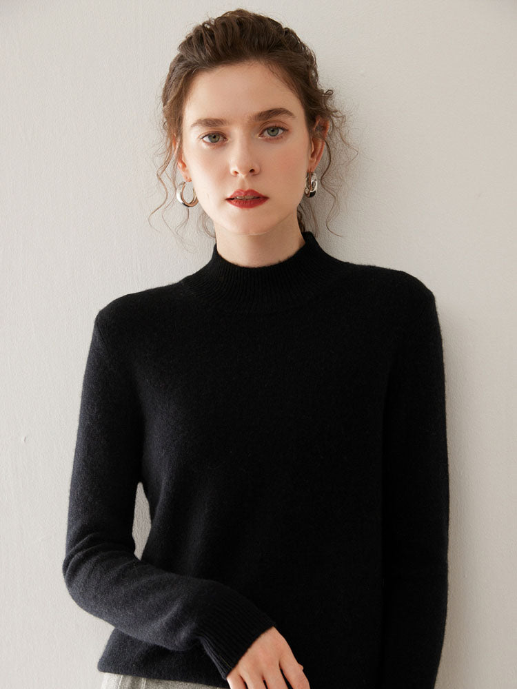 Minimalist Mock Neck sweater
