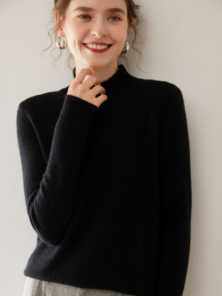 Minimalist Mock Neck sweater