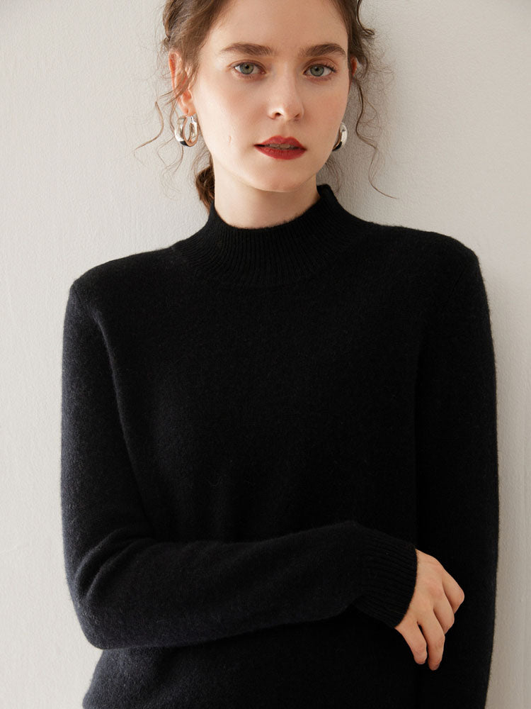 Minimalist Mock Neck sweater