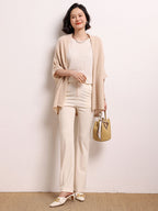 Cashmere Shawl-style Cardigan