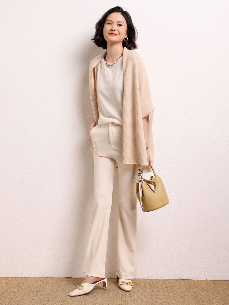 Cashmere Shawl-style Cardigan