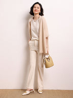 Cashmere Shawl-style Cardigan