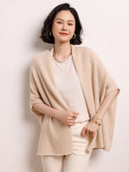 Cashmere Shawl-style Cardigan