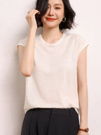 Cashmere Short-sleeved Shirt