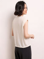Cashmere Short-sleeved Shirt