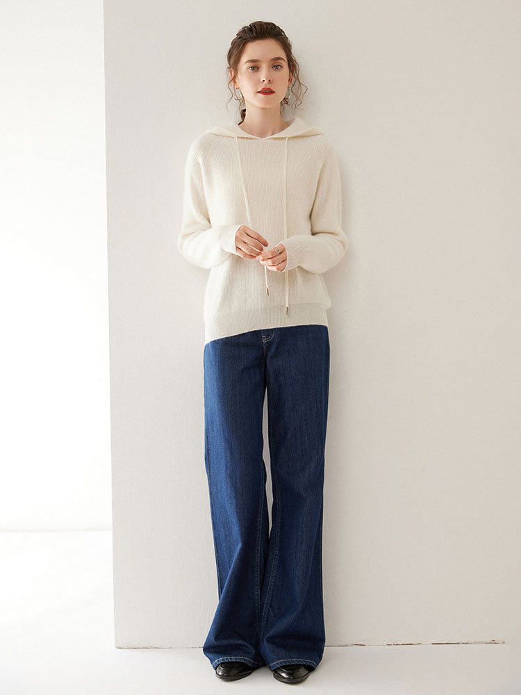 Minimalist Wool-cashmere Blend hoodie