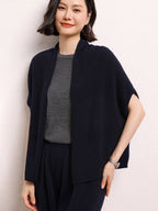 Cashmere Shawl-style Cardigan