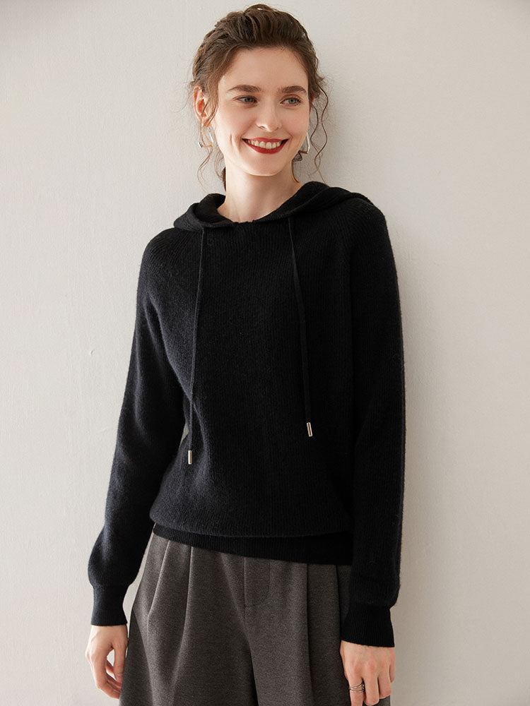 Minimalist Wool-cashmere Blend hoodie