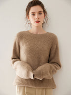 Oversized Crewneck Cashmere Sweater