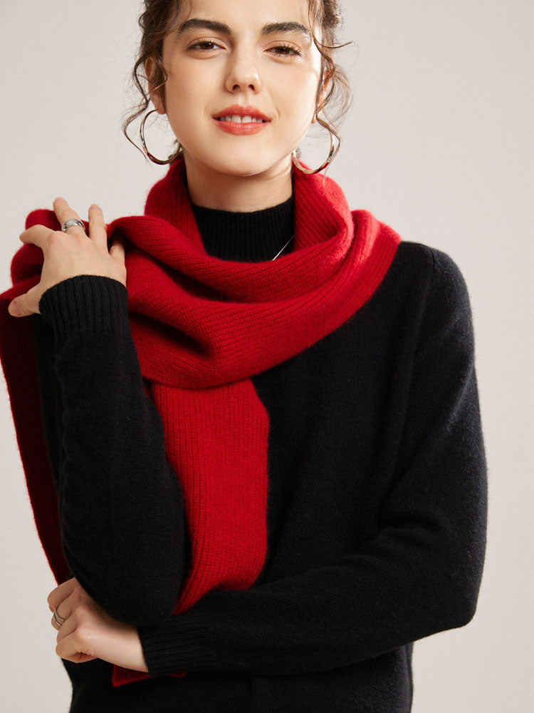 Classic cashmere scarf