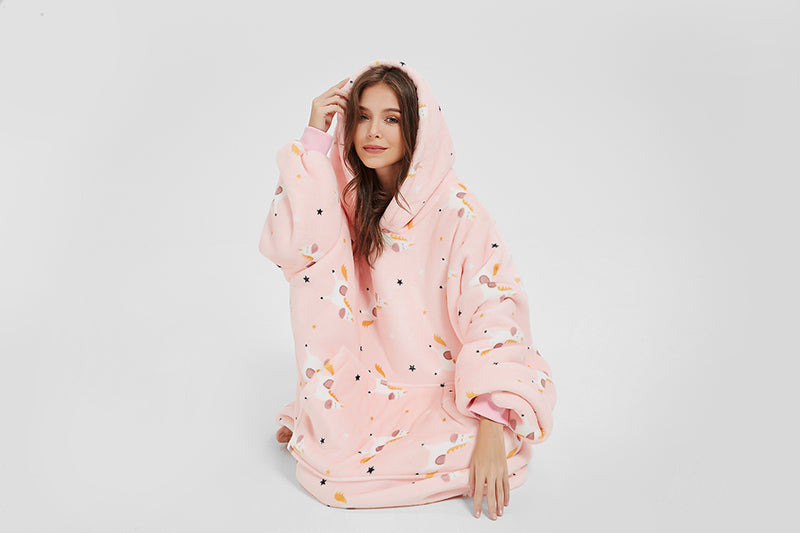 Unicorn ( Pink ) wearable blanket