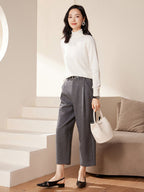 Cashmere Turtleneck Knit Top